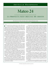 Mateo 24—la profecía más crucial de Cristo