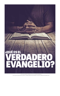 ¿Qué es el verdadero evangelio?