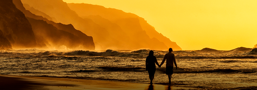 Couple, beach