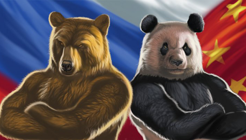 Russia, Bear, China, Panda