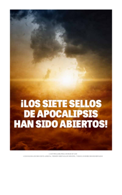 ¡Los siete sellos de Apocalipsis han sido abiertos!