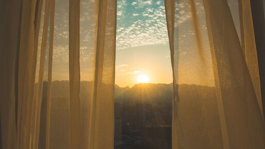 Sun, blinds