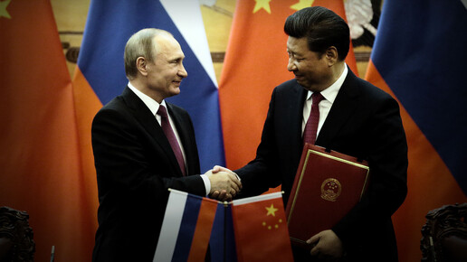 Rusia aliándose con China