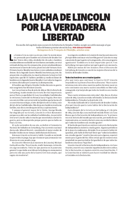 La lucha de Lincoln por la verdadera libertad