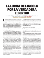 La lucha de Lincoln por la verdadera libertad
