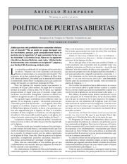 Política de puertas abiertas
