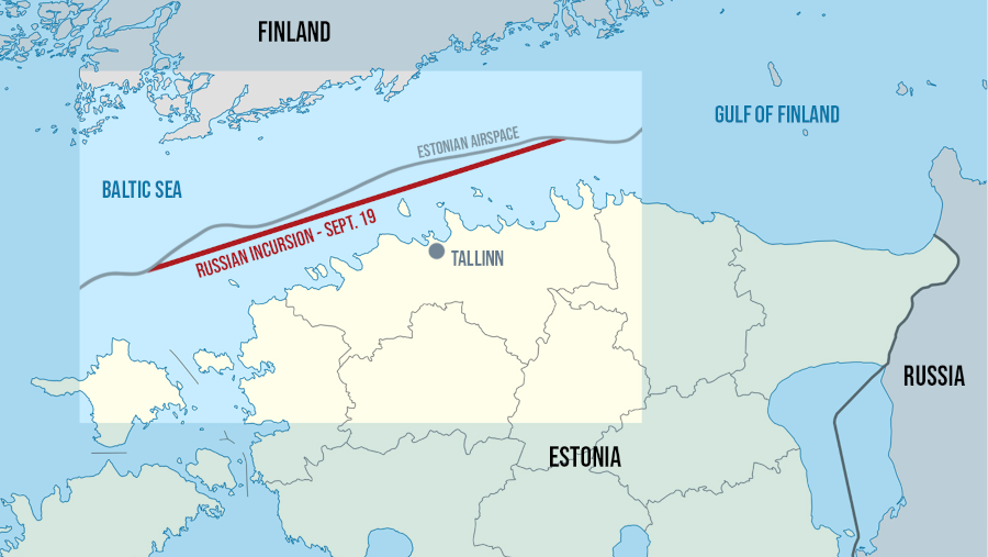 Aviones rusos en Estonia: Putin pone al descubierto la falta de carácter de la OTAN
