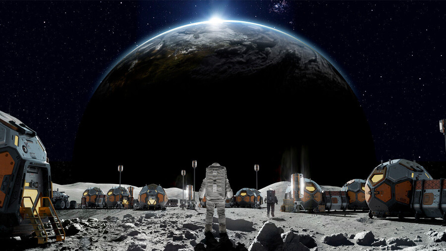Una ciudad en la Luna