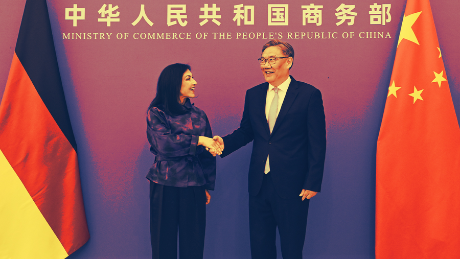 Ministra de Economía alemana concluye visita a China