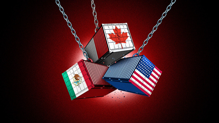 ¿Está destruyendo Trump el comercio con México y Canadá?