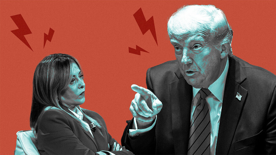 Meloni y Trump intercambian golpes verbales