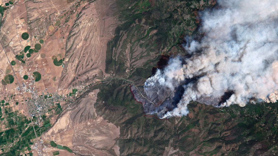 Incendios forestales arrasan el oeste estadounidense